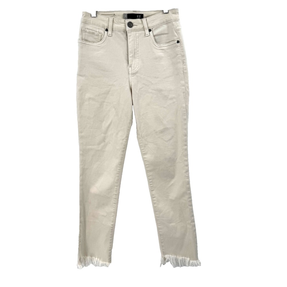 KUT FROM THE‎ KLOTH Reese High Rise Fab Ab Ankle Straight Leg Jeans Women's 0